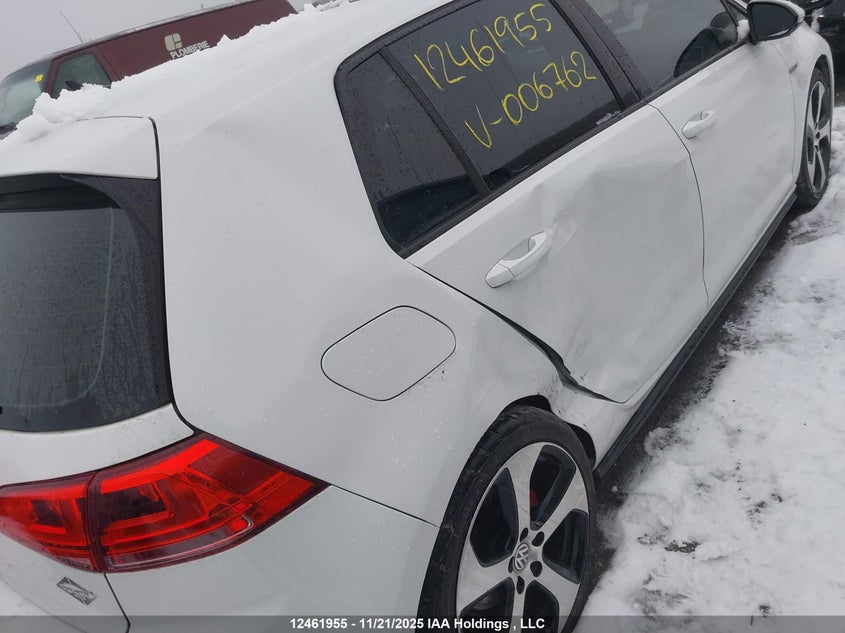 2015 Volkswagen Golf Gti 5-Door Autobahn VIN: 3VW5T7AU9FM006762 Lot: 12461955