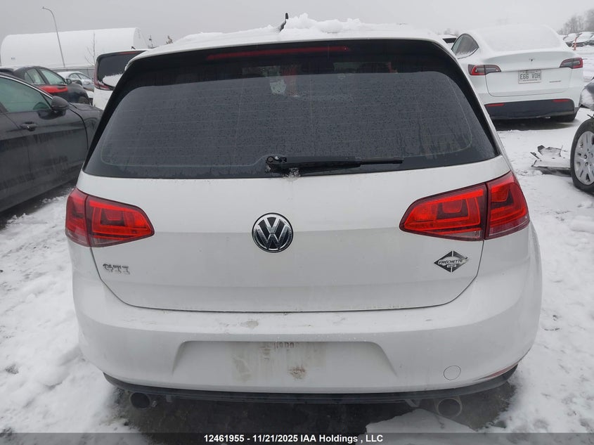 2015 Volkswagen Golf Gti 5-Door Autobahn VIN: 3VW5T7AU9FM006762 Lot: 12461955