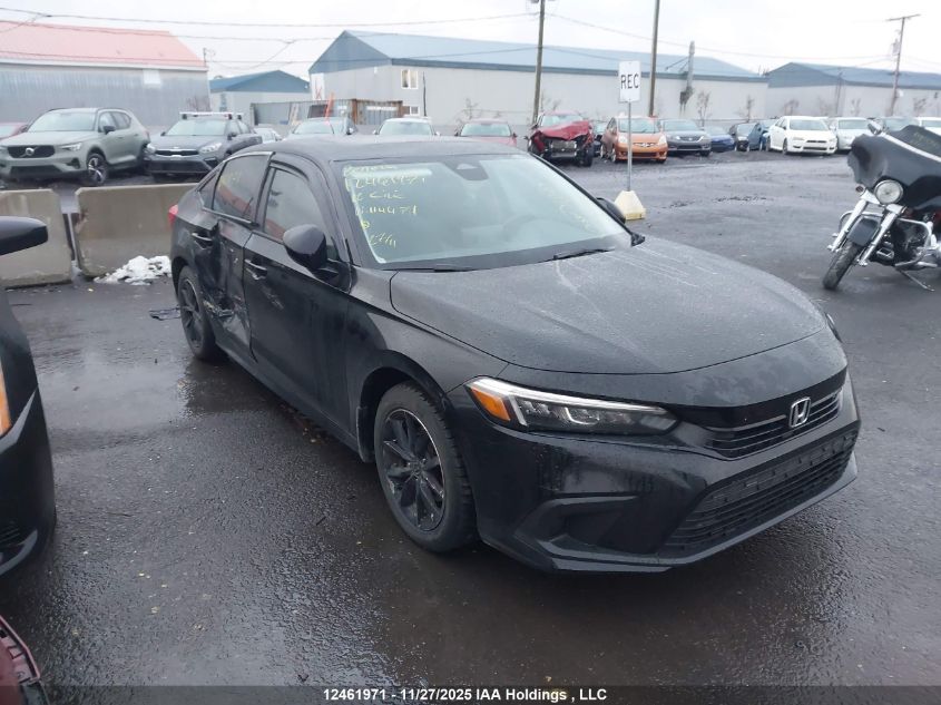 2022 Honda Civic Ex VIN: 2HGFE2F38NH114471 Lot: 12461971