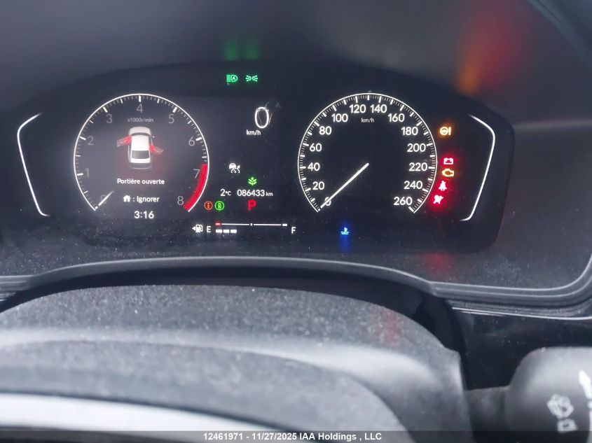 2022 Honda Civic Ex VIN: 2HGFE2F38NH114471 Lot: 12461971