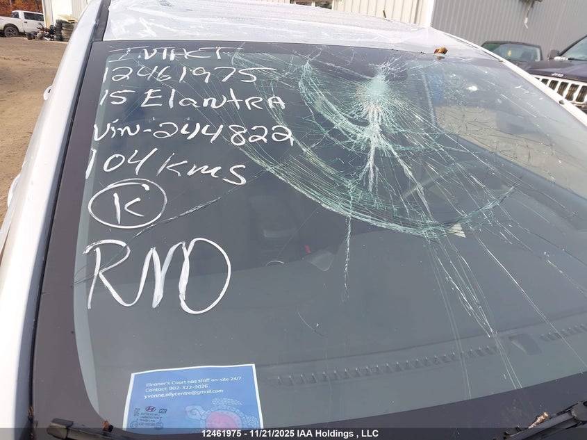 KMHDH4AE9FU244822 2015 HYUNDAI ELANTRA photo no. 17