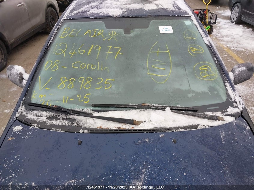 2008 Toyota Corolla VIN: 2T1BR32E88C889835 Lot: 12461977