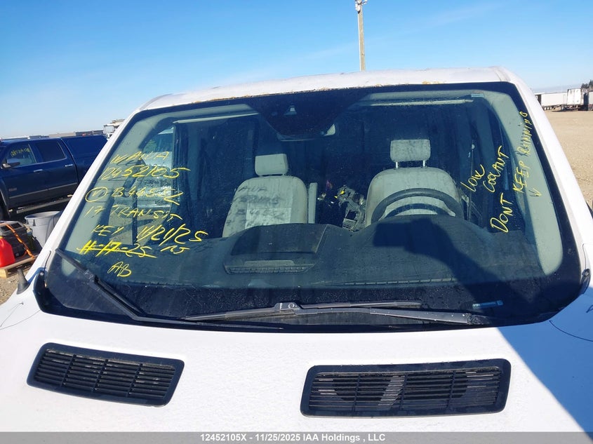 2017 Ford Transit-350 VIN: 1FTBW2YM8HKB44552 Lot: 12452105X