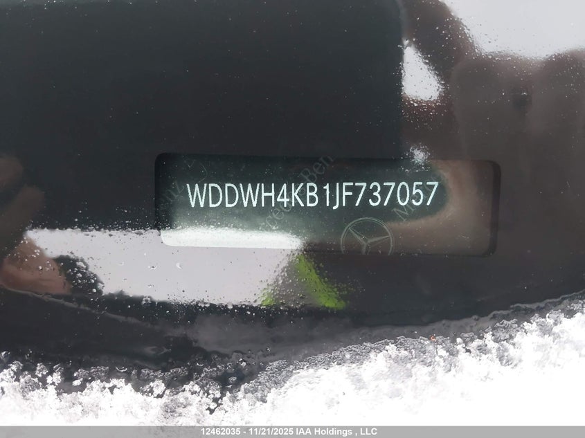 2018 Mercedes-Benz C 300 4Matic VIN: WDDWH4KB1JF737057 Lot: 12462035