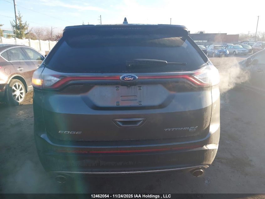 2017 Ford Edge Titanium VIN: 2FMPK4K80HBB92593 Lot: 12462054