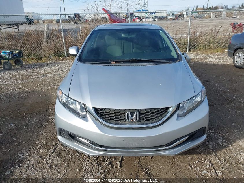 2013 Honda Civic Ex VIN: 2HGFB2F5XDH017992 Lot: 12462064