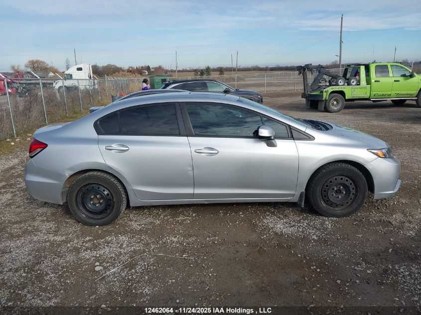 2013 Honda Civic Ex VIN: 2HGFB2F5XDH017992 Lot: 12462064