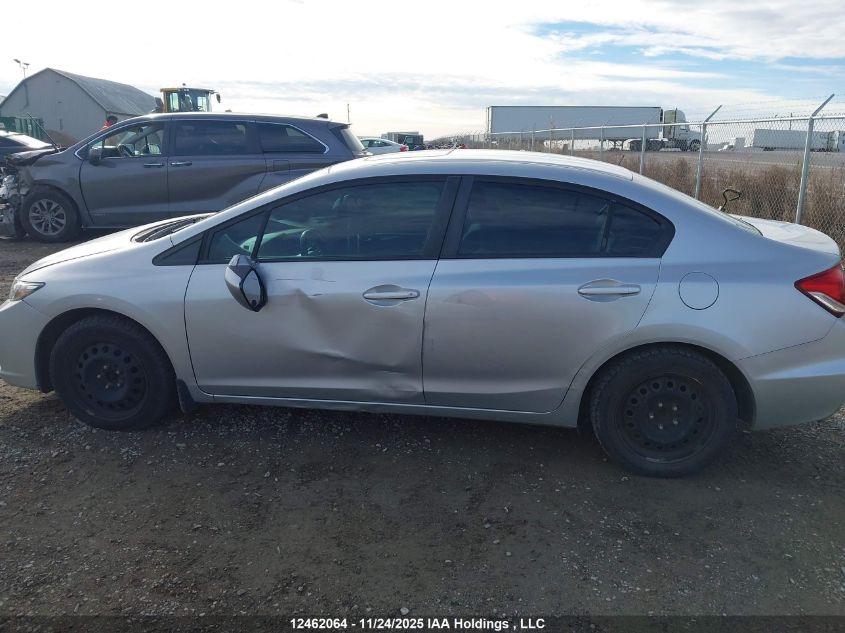 2013 Honda Civic Ex VIN: 2HGFB2F5XDH017992 Lot: 12462064