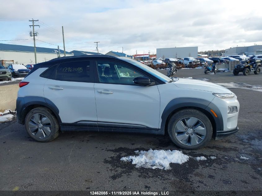 2021 Hyundai Kona Electric Preferred With Two-Tone Roof VIN: KM8K23AG8MU112703 Lot: 12462085