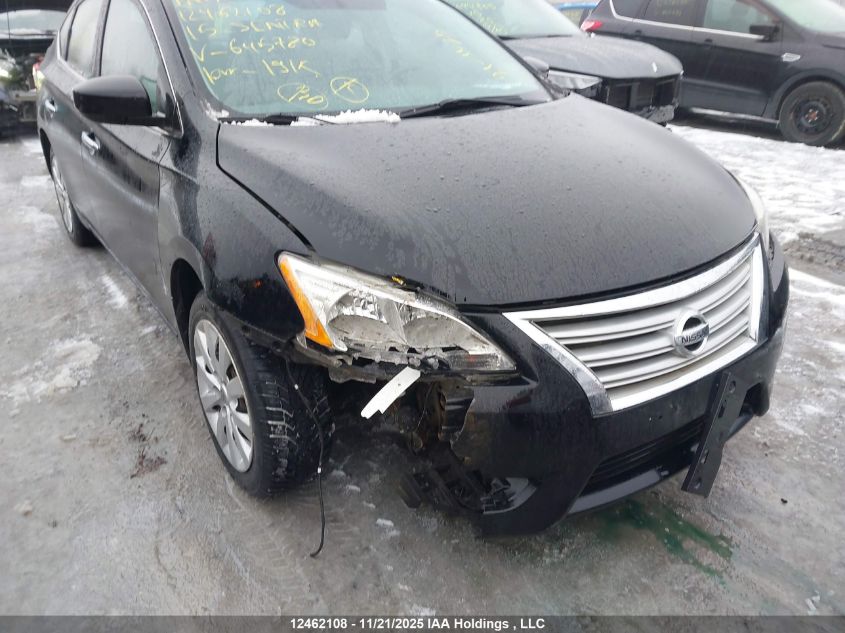 2015 Nissan Sentra VIN: 3N1AB7AP7FL645780 Lot: 12462108