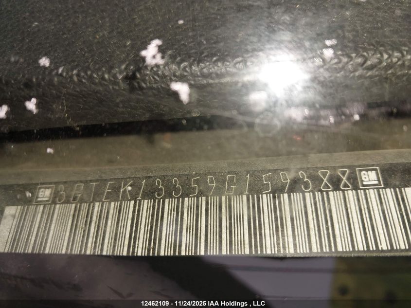 2009 GMC Sierra K1500 VIN: 3GTEK13359G159388 Lot: 12462109