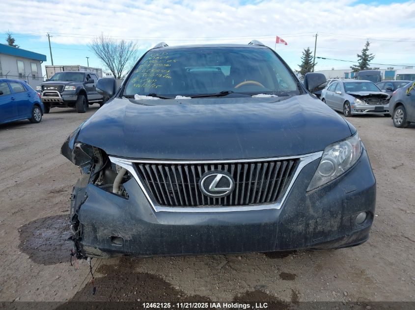 2010 Lexus Rx 350 VIN: 2T2BK1BA6AC025843 Lot: 12462125