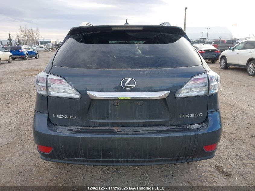 2010 Lexus Rx 350 VIN: 2T2BK1BA6AC025843 Lot: 12462125