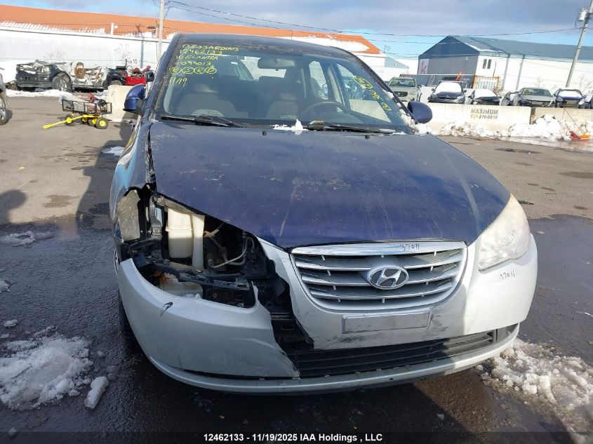 2010 Hyundai Elantra Gls VIN: KMHDT4BDXAU099013 Lot: 12462133
