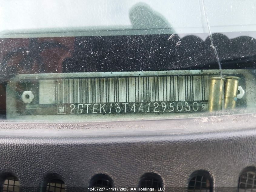 2004 GMC Sierra 1500 Sle/Slt VIN: 2GTEK13T441295030 Lot: 12457227X