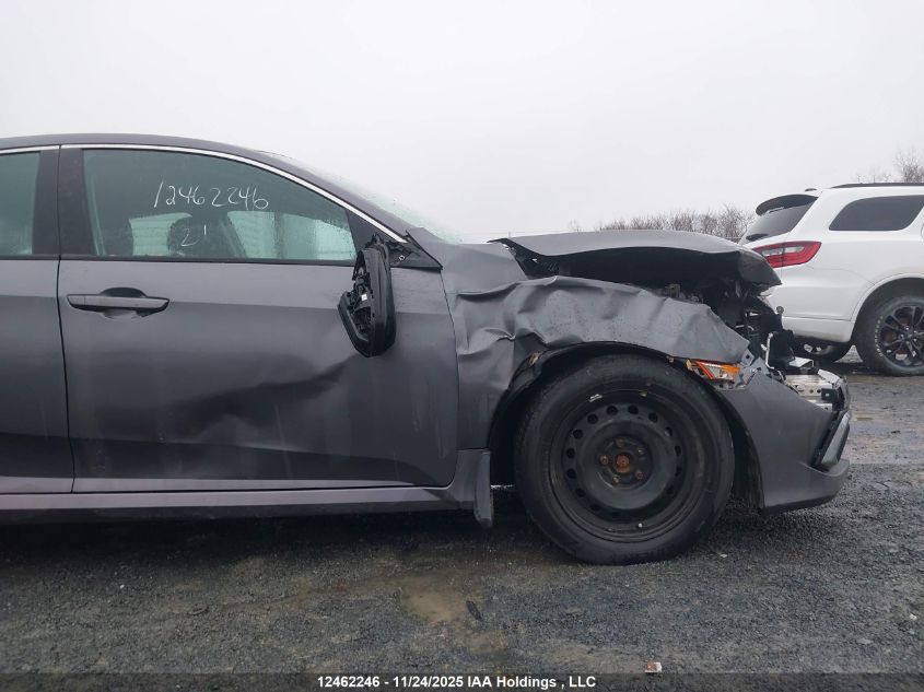 2021 Honda Civic Lx VIN: 2HGFC2F54MH008346 Lot: 12462246