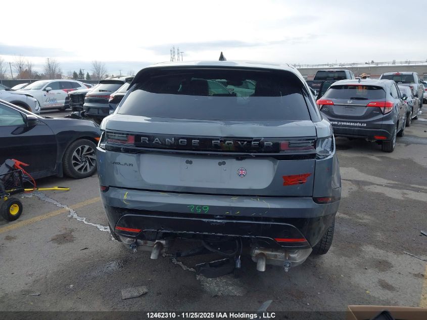 2025 Land Rover Range Rover Velar P400 Dynamic Hse VIN: SALYM2FU1SA395566 Lot: 12462310