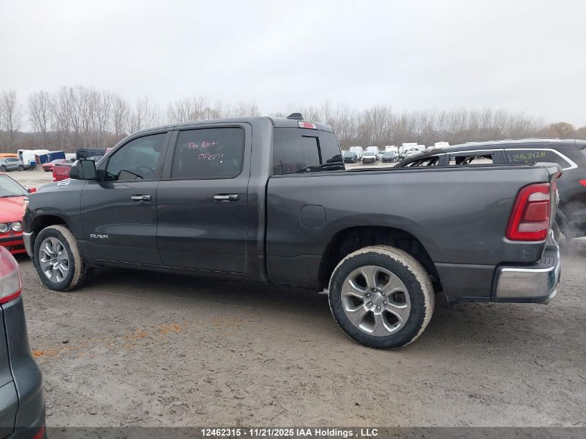 2019 Ram 1500 Big Horn VIN: 1C6SRFMT9KN857467 Lot: 12462315