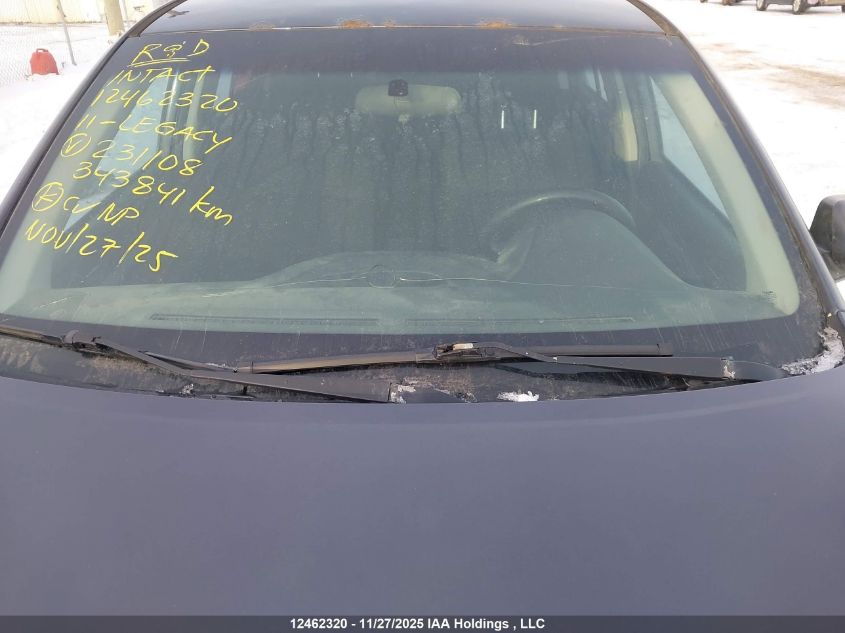 2011 Subaru Legacy 2.5I Premium VIN: 4S3BMGB6XB3231108 Lot: 12462320