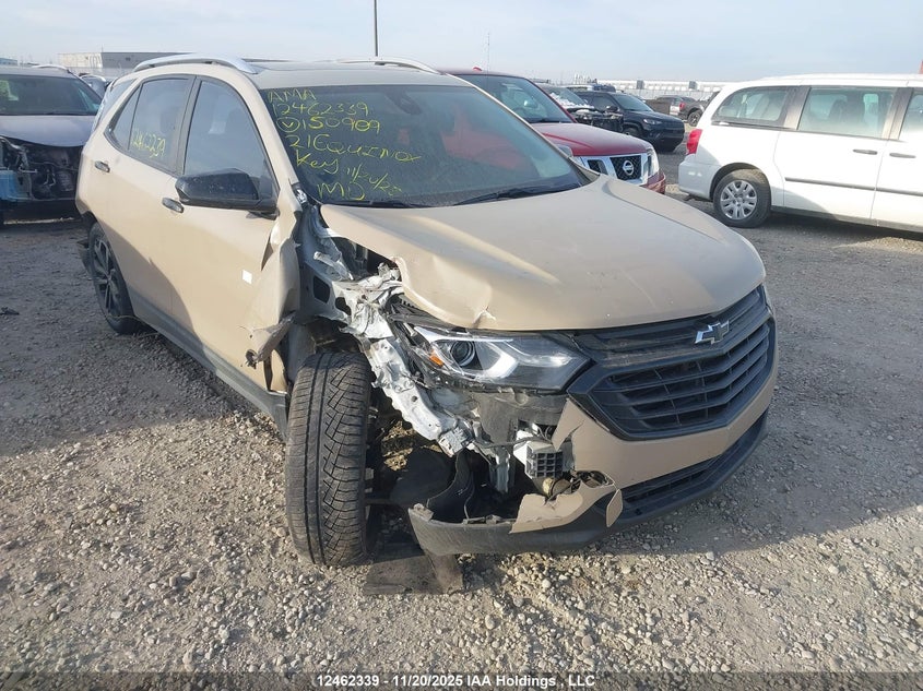 2GNAXUEV1M6150909 2021 Chevrolet Equinox Lt auction photo 1