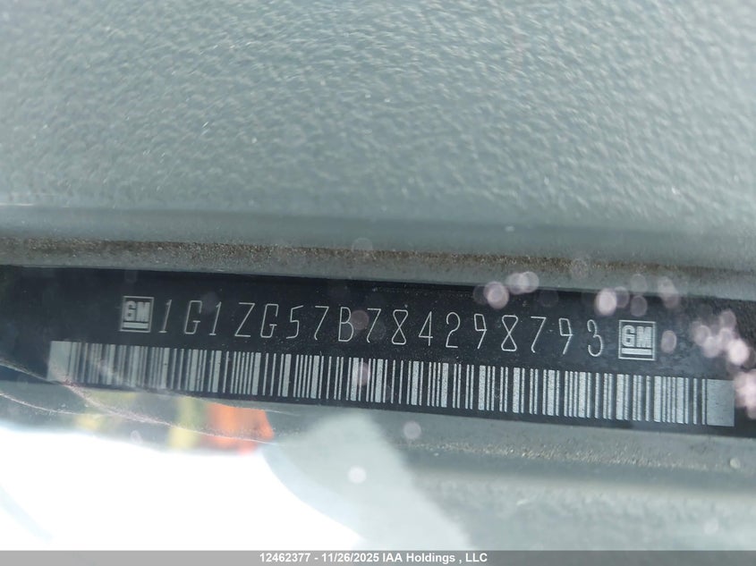 1G1ZG57B784298793 2008 CHEVROLET MALIBU photo no. 18