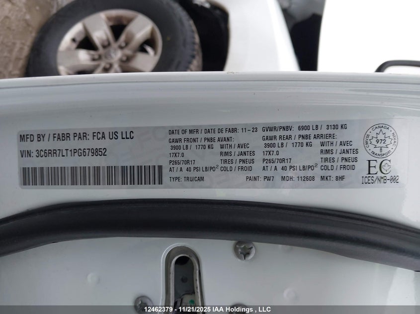3C6RR7LT1PG679852 2023 RAM 1500 photo no. 9