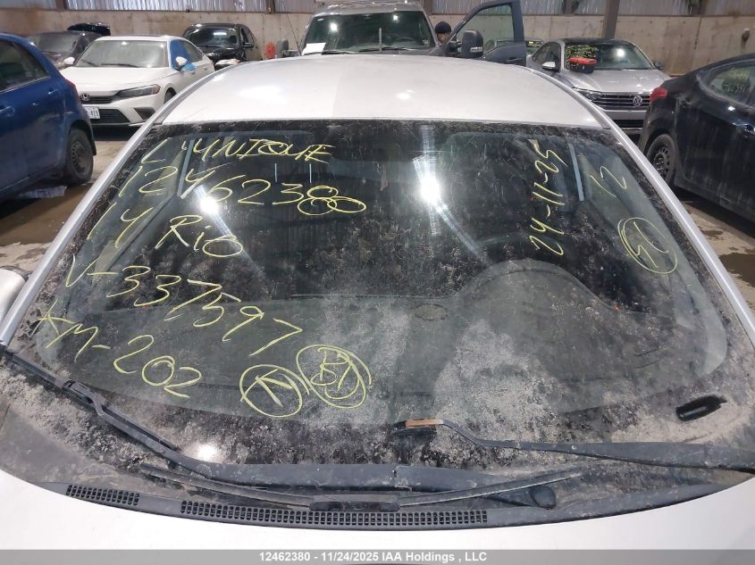 2014 Kia Rio Ex/Ex+/Lx/Lx+/Sx VIN: KNADM4A32E6337597 Lot: 12462380