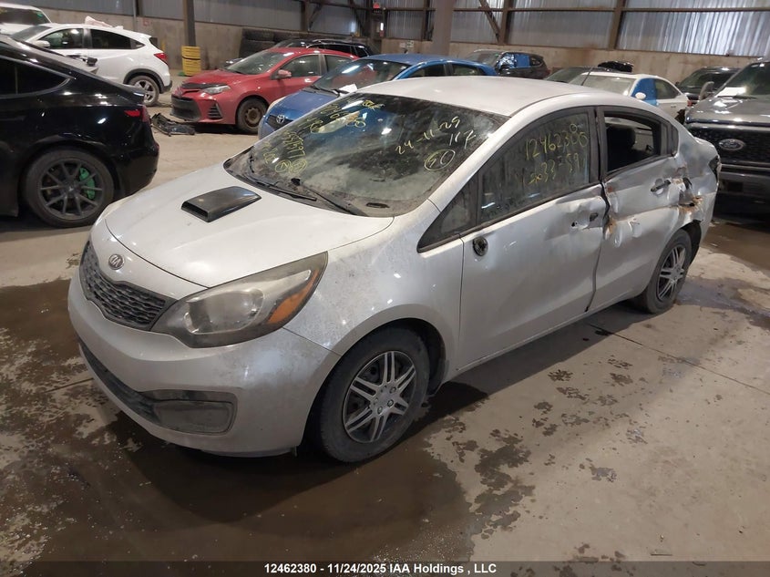 KNADM4A32E6337597 2014 KIA RIO photo no. 2