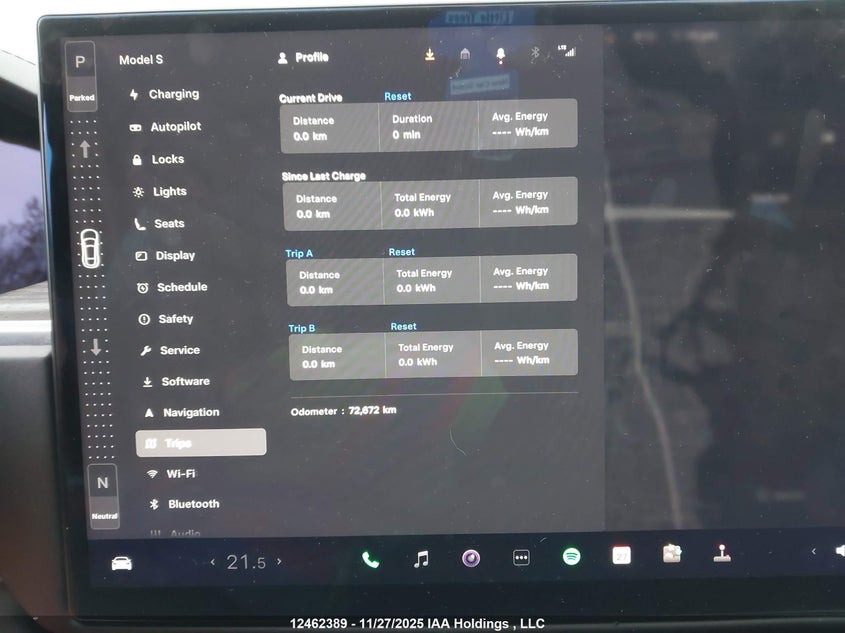 5YJSA1E52NF477988 2022 TESLA MODEL S photo no. 7