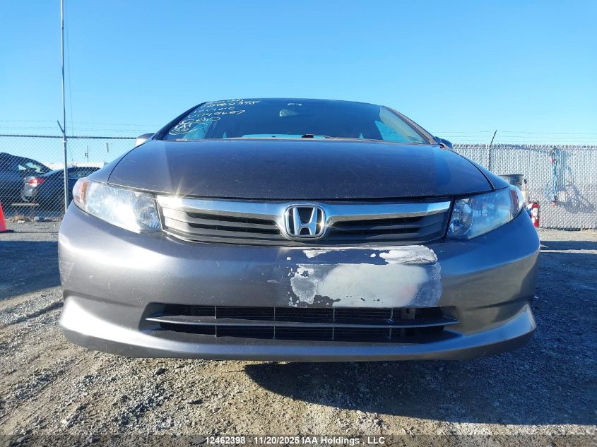 2012 Honda Civic Lx VIN: 2HGFB2E4XCH045637 Lot: 12462398