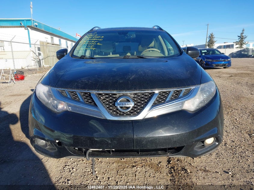 2011 Nissan Murano S/Sl/Le VIN: JN8AZ1MW2BW165275 Lot: 12462407