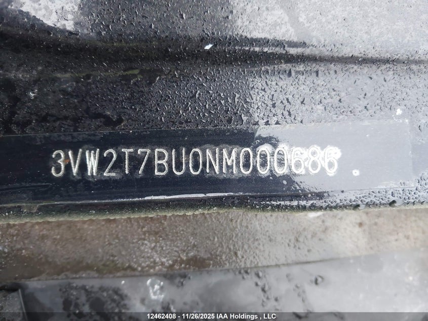 3VW2T7BU0NM000686 2022 VOLKSWAGEN JETTA photo no. 19