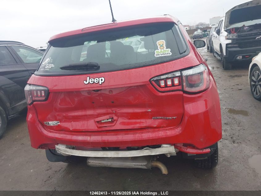 2018 Jeep Compass Sport VIN: 3C4NJCAB3JT330238 Lot: 12462413