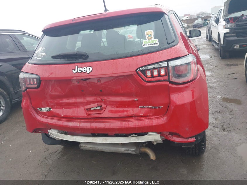 2018 Jeep Compass Sport VIN: 3C4NJCAB3JT330238 Lot: 12462413