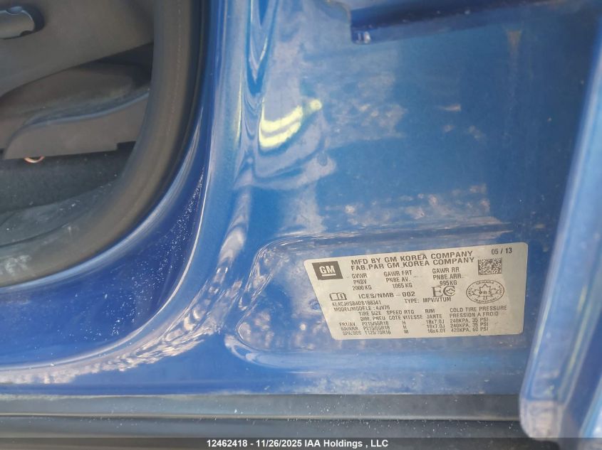 2013 Buick Encore Premium VIN: KL4CJHSB4DB188341 Lot: 12462418