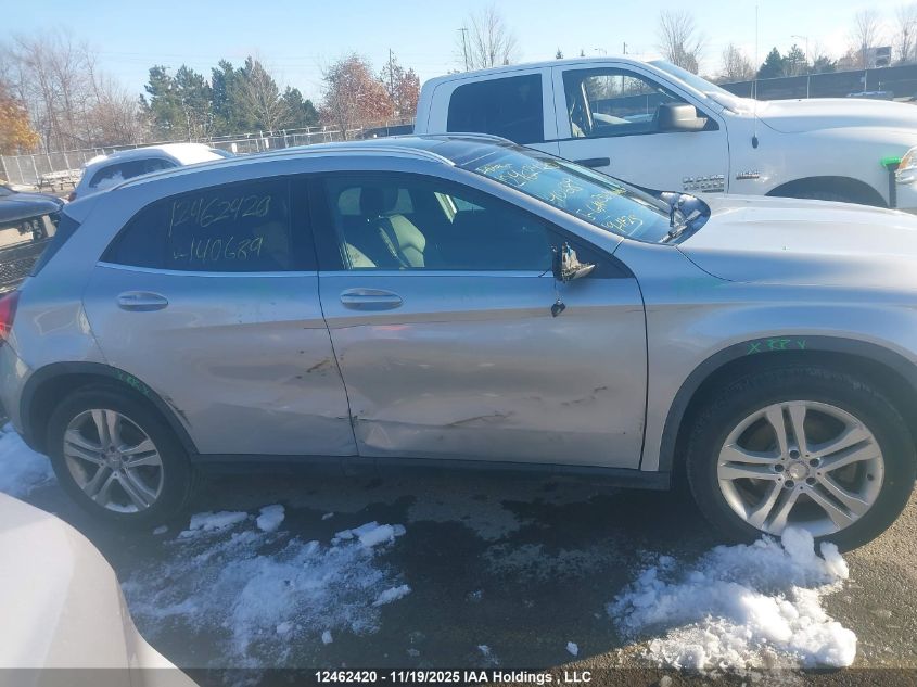 2015 Mercedes-Benz Gla 250 4Matic VIN: WDCTG4GB1FJ140689 Lot: 12462420