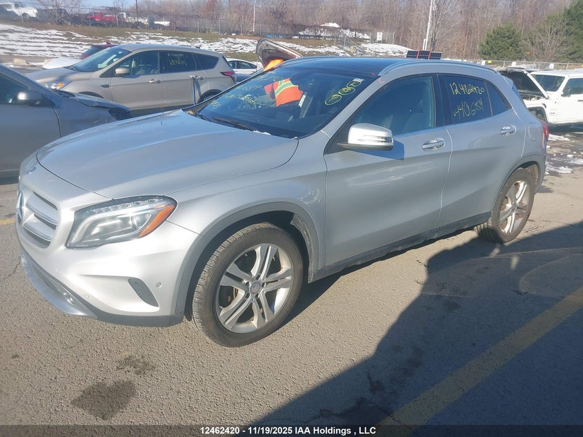 WDCTG4GB1FJ140689 2015 MERCEDES-BENZ GLA-KLASSE photo no. 2