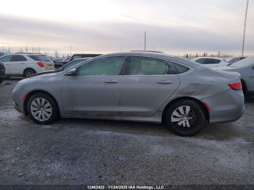 2015 Chrysler 200 Lx VIN: 1C3CCCFB1FN665455 Lot: 12462422