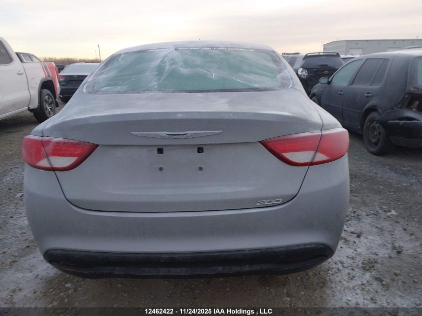 2015 Chrysler 200 Lx VIN: 1C3CCCFB1FN665455 Lot: 12462422