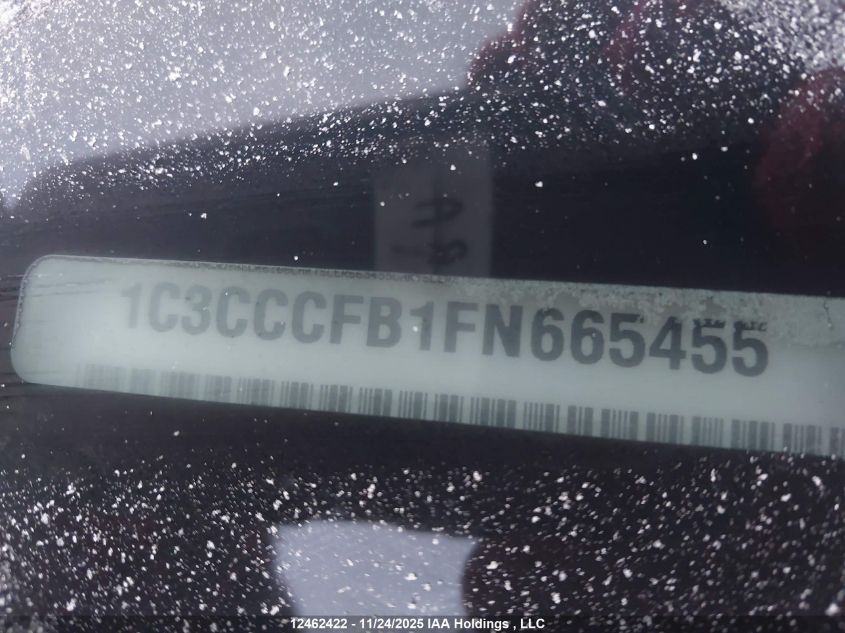 2015 Chrysler 200 Lx VIN: 1C3CCCFB1FN665455 Lot: 12462422