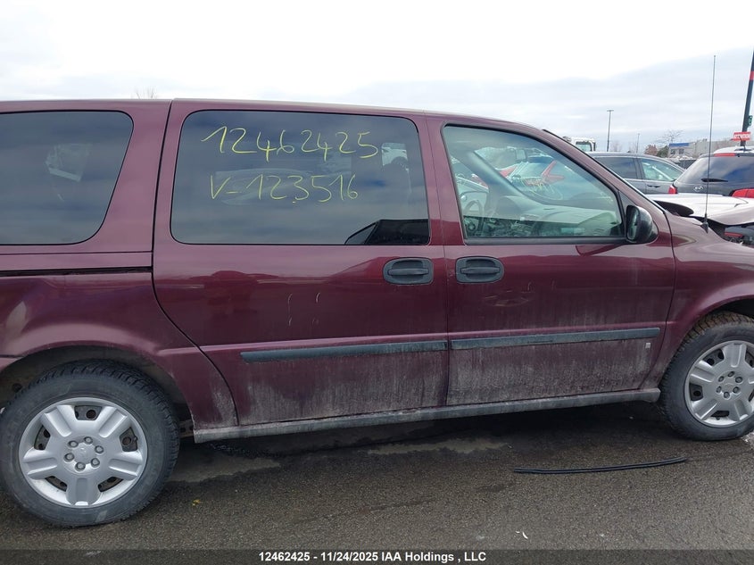 2009 Chevrolet Uplander Ls VIN: 1GNDV23119D123516 Lot: 12462425