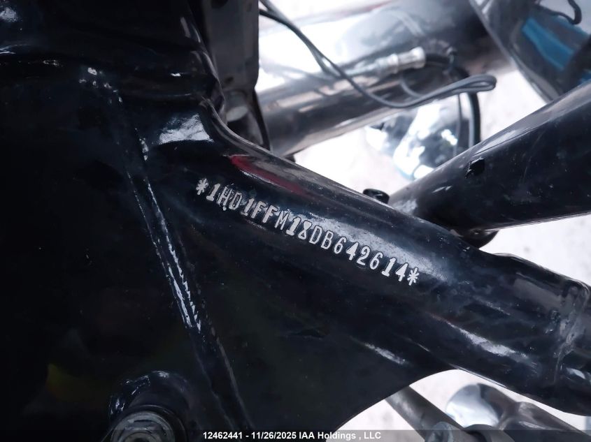 2013 Harley-Davidson Flhtc Electra Glide Classic VIN: 1HD1FFM18DB642614 Lot: 12462441