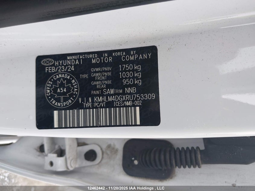 KMHLM4DGXRU753309 2024 HYUNDAI ELANTRA photo no. 9