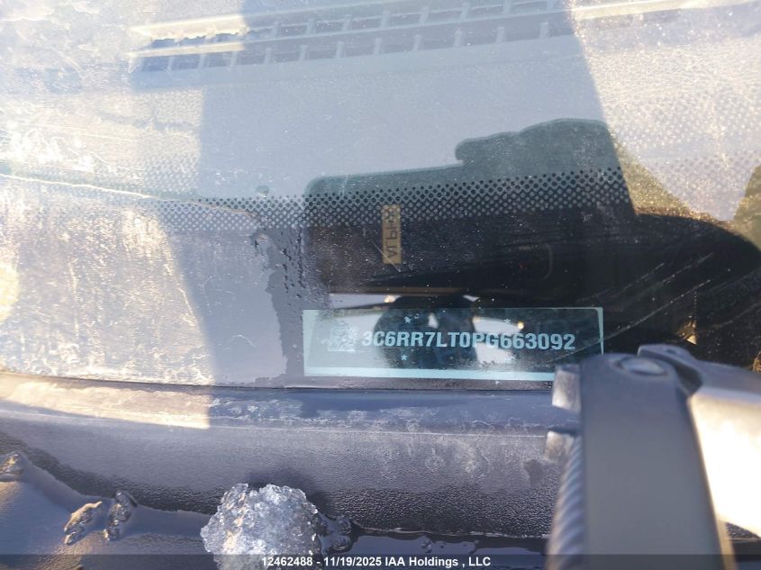 2023 Ram 1500 Classic Slt VIN: 3C6RR7LT0PG663092 Lot: 12462488