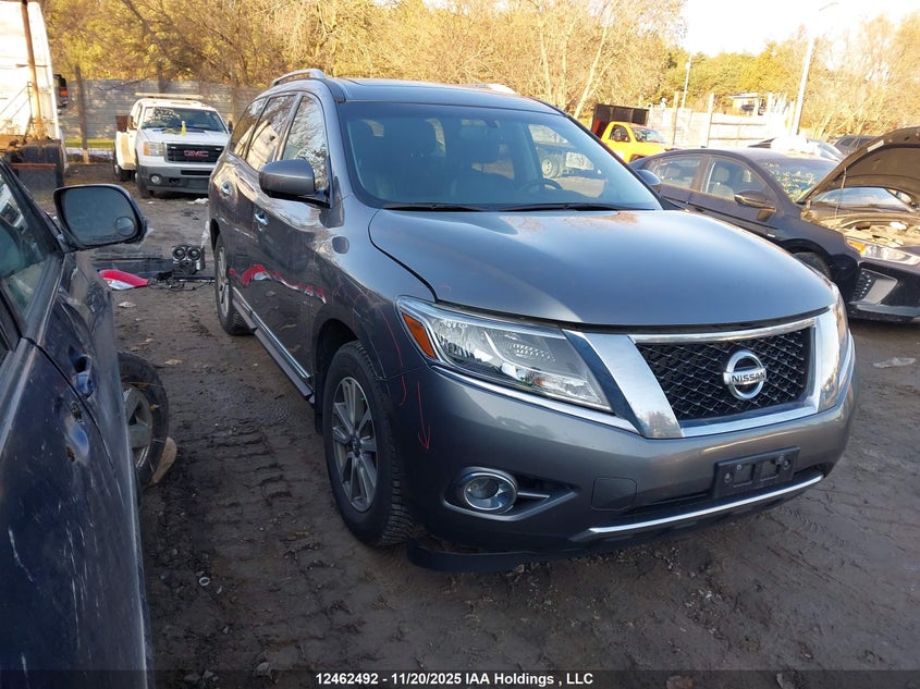 5N1AR2MM2FC678674 2015 Nissan Pathfinder S/Sv/Sl/Platinum auction photo 1
