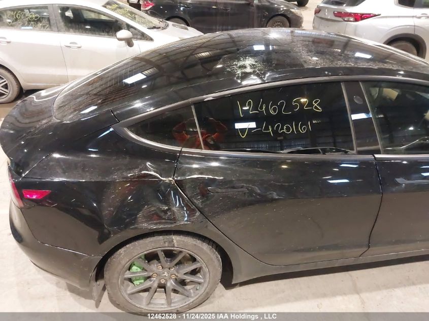 2019 Tesla Model 3 Long Range/Mid Range/Standard Range/Standard Range Plus VIN: 5YJ3E1EA4KF420161 Lot: 12462528