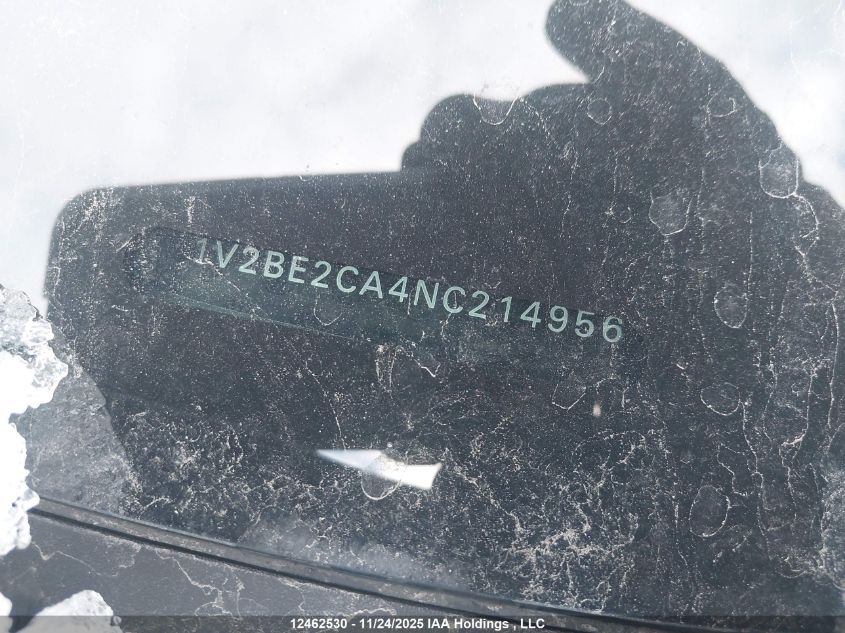 2022 Volkswagen Atlas Cross Sport 3.6 Fsi Highline VIN: 1V2BE2CA4NC214956 Lot: 12462530