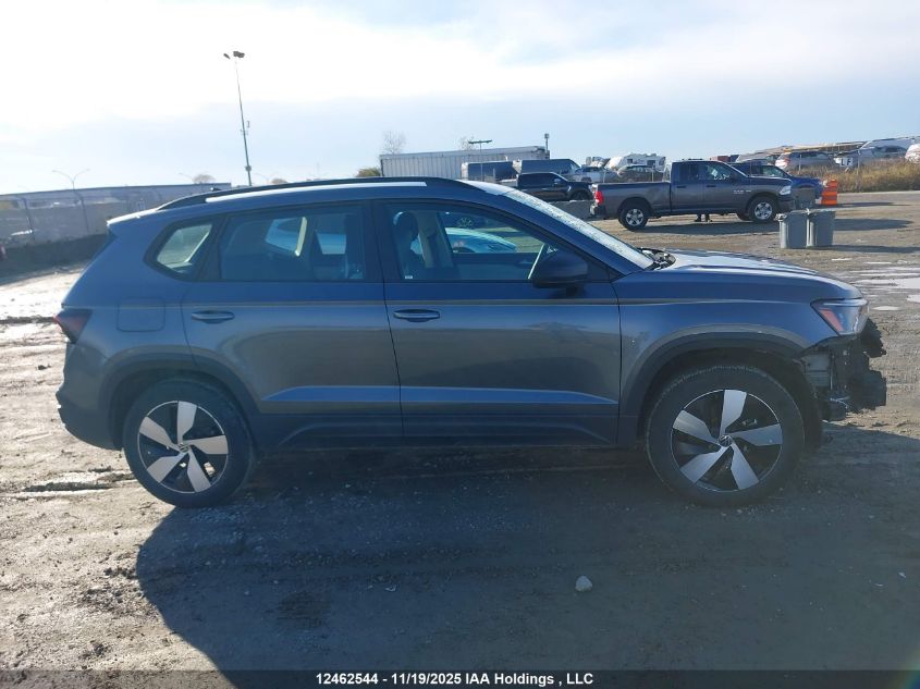 2025 Volkswagen Taos S VIN: 3VV8C7B26SM028288 Lot: 12462544