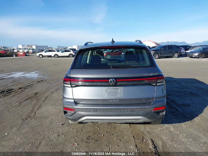 2025 Volkswagen Taos S VIN: 3VV8C7B26SM028288 Lot: 12462544