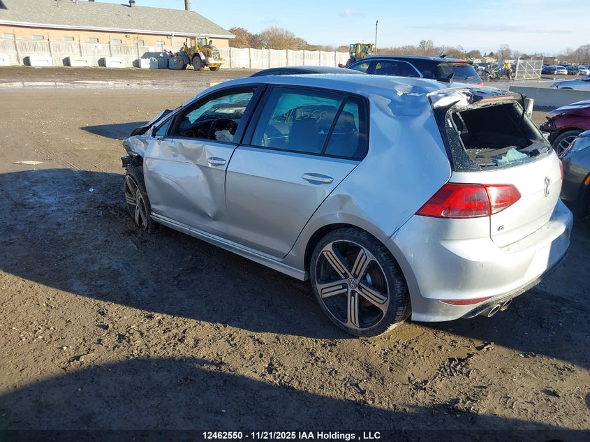 Vin: wvwvf7au8hw121754, lot: 2847490, volkswagen golf r 20173